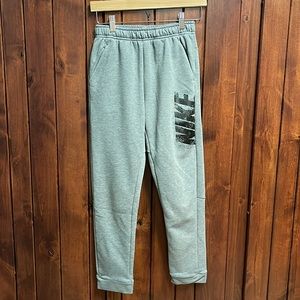 Nikes boys gray joggers size large